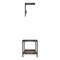 Alaterre Furniture Kyra 42"L Oak and Metal Coat Hook with Shelf and Bench Set ANKY0324RBG - alternate 7